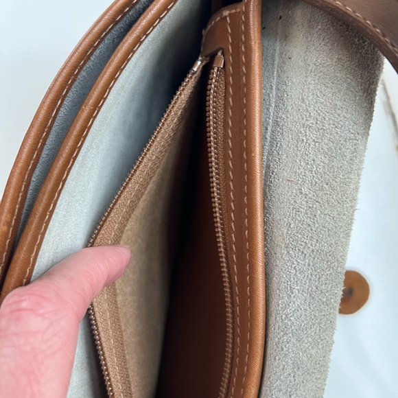 ICONIC Vintage Ghurka Original No 37 The Spectator Bag - grey and brown leather - Picture 9 of 16